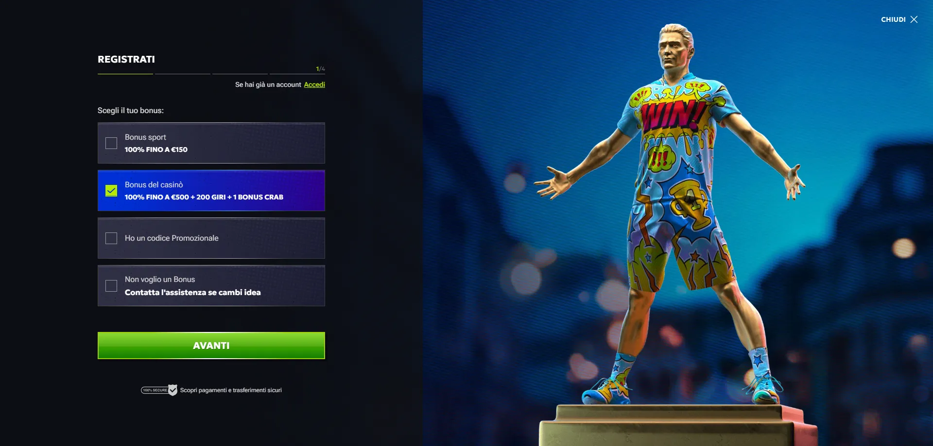 Registrazione RTbet Casino per giocatori italiani — guida completa